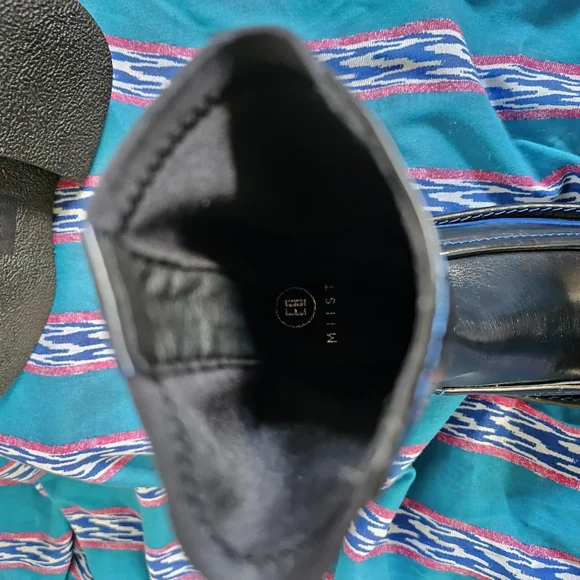 New E8 by MIISTAAMARAH BLUE ANKLE BOOTS - Picture 8 of 9